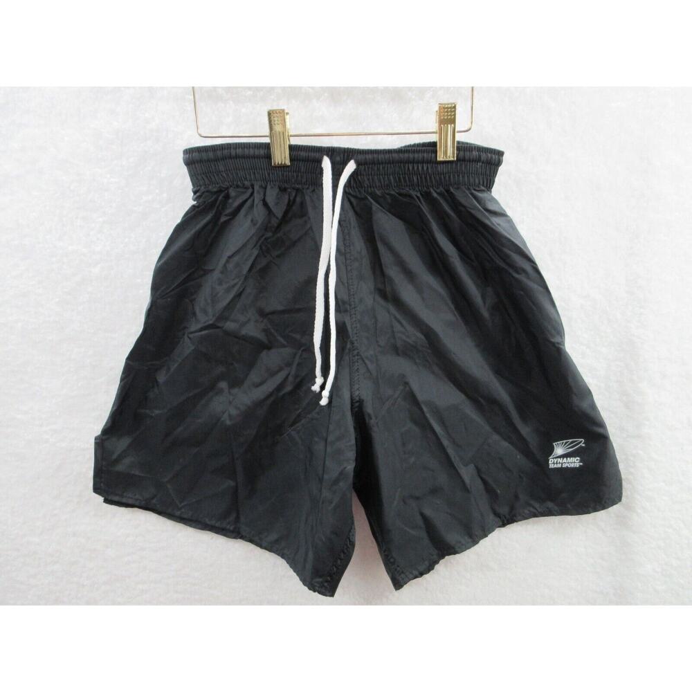 NWOT Vintage 90s DYNAMIC TEAM SPORTS Nylon Mens Small Soccer Shorts - Made USA